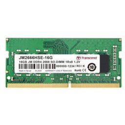 Памет Transcend 16GB JM DDR4 2666Mhz SO-DIMM 1Rx8 2Gx8 CL19 1.2V