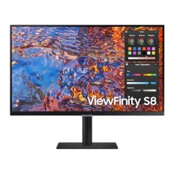 Монитор Samsung 27B800, 27" IPS LED, 60 Hz, 5 ms GTG, 3840x2160, 300 cd/m2, Flicker Free, PBP, PIP, USB-C 90W, 3xUSB 3.0, Display Port 1.4, 2xHDMI 2.2, Black