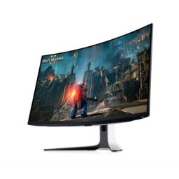 Монитор Dell Alienware AW3225QF, 31.6" QD-OLED Anti-reflection, IPS, 0.03ms, 1000 cd/m2, 4K UHD (3840 x 2160), 240Hz, HDR, NVIDIA G-SYNC+VESA, HDMI, DP, USB 3.2, Height Adjustable, Swivel, Tilt, Black