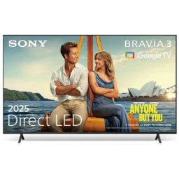 Телевизор Sony K-65S35 65" 4K HDR TV BRAVIA 3 ,Direct LED,4K HDR Processor X1 ,Triluminos PRO, Live Colour,Dynamic Contrast Enhancer,Motionflow XR 200/240 Hz,X-Balanced Speaker,Dolby Atmos,DVB-C / DVB-T/T2 / DVB-S/S2,4xHDMI,2xUSB,Android TV, Google TV