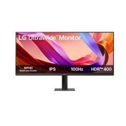 Монитор LG 34U511A-B, 34" UltraWide 21:9, IPS, 100 Hz, 5ms, 1000:1, 400cd/m2, WFHD 2560x 1080, sRGB 99%, HDR 400, HDMI, DP, Reader mode, Dynamic Action Sync, LG Switch, Tilt, LG Switch, Black