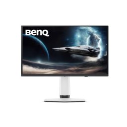 Монитор BenQ MOBIUZ EX271UZ 27", 4K OLED Gaming Monitor, 3840x2160, 166 PPI, 240Hz, 0.03ms, 4th Gen QD-OLED, Graphene Film, FreeSync Premium Pro, Color Vibrance, eARC, smart KVM, Eye Care, 2x HDMI (v2.1), DP, USB C PD 90W, USB hub, WHITE, 5.14kg