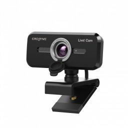 Creative Live! Cam Sync 1080p V2 - Двойни микрофони, SmartComms Kit, Plug & Play - Черна