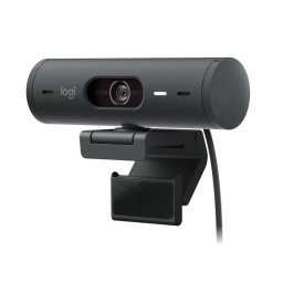 Logitech Brio 505 - Full HD уеб камера, Стерео микрофони, USB-C, Graphite
