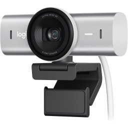 Logitech MX Brio - 4K UHD уеб камера, Beamforming микрофони, USB-C, Сива
