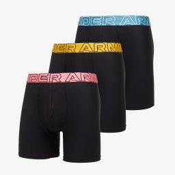 Боксерки Under Armour Performance Tech Solid 6in 3-Pack Black XL