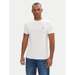Lacoste Тишърт TH6709 Бял Regular Fit