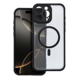Силиконов калъф кейс Full Matte MagSafe за iPhone 16 Pro Max, черен