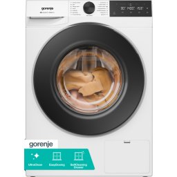 Пералня Gorenje WG484A31, 8 кг, 1400 обр./мин, LЕD дисплей, WI-FI управление, Eнергиен клас A, Бял