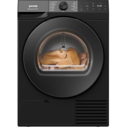 Сушилня Gorenje DG48DB, 8кг, Термопомпа, LЕD дисплей, WI-FI управление, Eнергиен клас D, Черен