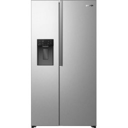 Хладилник с фризер Side by side Gorenje NRS917E61X, IceMaker, NoFrost Plus, Диспенсар, LED дисплей, Енергиен клас E, Инокс