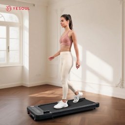 Бягаща фитнес пътека Yesoul Walking Pad W2 - ЧЕРЕН -- BLACK