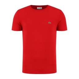 Lacoste Тишърт TH6709 Червен Regular Fit
