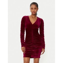 Guess Коктейлна рокля W5RK30 KCM62 Червен Bodycon Fit