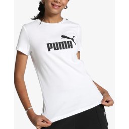 PUMA Essentials Logo Tee White J