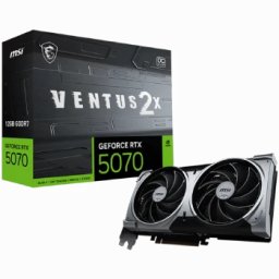 MSI Video Card Nvidia GeForce RTX 5070 12G VENTUS 2X OC RTX_5070_12G_VENTUS_2X_OC