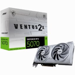 MSI Video Card Nvidia GeForce RTX 5070 12G VENTUS 2X OC WHITE RTX_5070_12G_VENTUS_2X_OC_WHITE