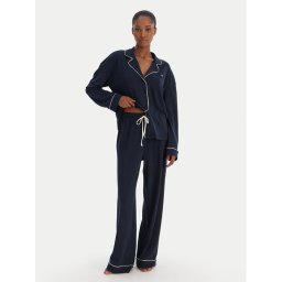 Tommy Hilfiger Пижама UW0UW06142 Тъмносин Relaxed Fit