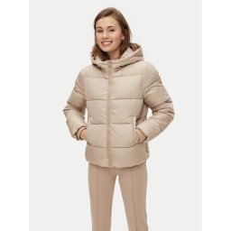 Pieces Зимно яке 17115626 Бежов Regular Fit