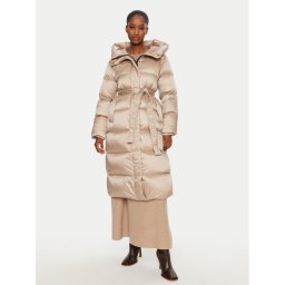 Hetregó Пухено яке Karen 8N605 Бежов Regular Fit
