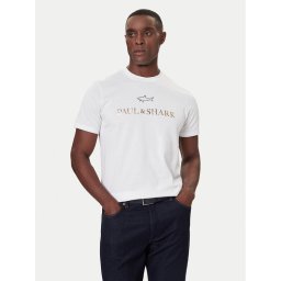 Paul&Shark Тишърт 99311007 Бял Regular Fit