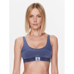 Calvin Klein Swimwear Горнище на бански KW0KW01975 Син