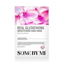 Some By Mi Real Glutathione Brightening Care Mask озаряваща текстилна маска 20 g унисекс