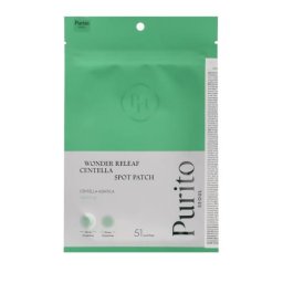 Purito Wonder Releaf Centella Spot Patch пластири с центела за бързо успокояване на кожни несъвършенства 51 бр