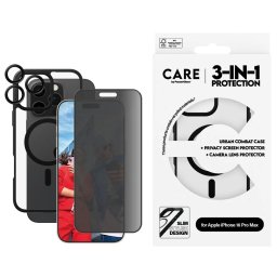Комплект CARE by PanzerGlass за iPhone 16 Pro Max, Bundle, Flagship, 3in1, Privacy