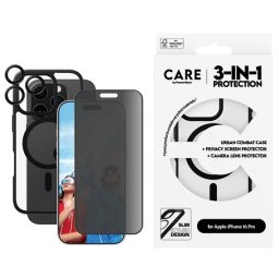 Комплект CARE by PanzerGlass за iPhone 16 Pro, Bundle, Flagship, 3in1 Privacy