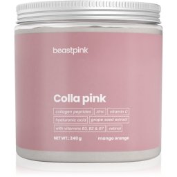 BeastPink Colla Pink прах за приготвяне на напитка с колаген вкус Mango & Orange 240 гр.
