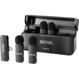 Безжична микрофонна система BOYA BY-V4U - USB-C