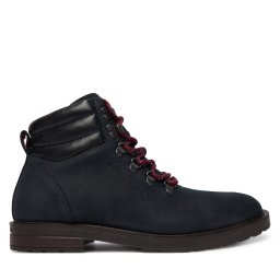 Зимни обувки Tommy Hilfiger Cleated Hilfiger Wrm Hook Boot FM0FM05699 Тъмносин
