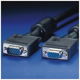 Кабел Roline 11.04.5380, VGA(м) към VGA(ж), 30m, черен