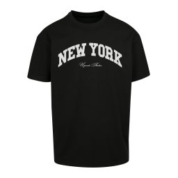 Oversize New York College T-shirt black