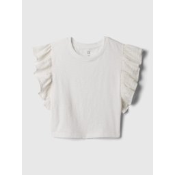 GAP Kids' Crop Top with Ruffles - Girls