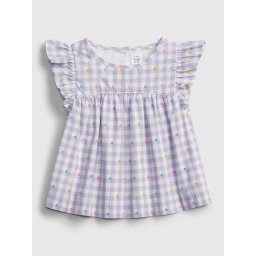 GAP Children's Top est gingham fl - Girls