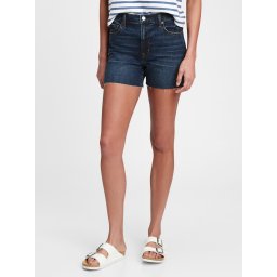 GAP Denim Shorts 4 inch high rise dk - Ladies