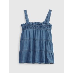 GAP Girls' Denim Top Washwell - Girls