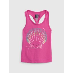 GAP Children's Organic Printed Tank Top - Girls