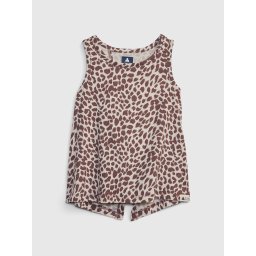 GAP Children's Tank Top Organic Leopard - Girls