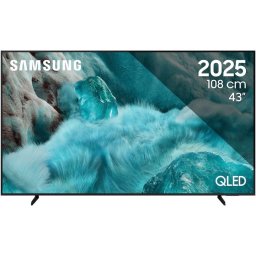 Телевизор Samsung 43Q7F2, QLED, 43" (108 см), Smart, 4K Ultra HD, Клас G, Модел 2025, Черен