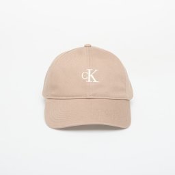 Шапка Calvin Klein Monogram Embroidery Baseball Cap Desert Taupe/ Contrast Logo Universal