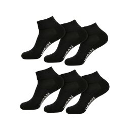 High sneaker socks 6-Pack black