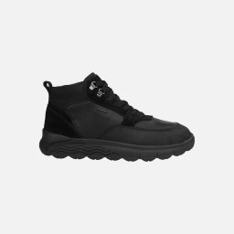Men's Black Ankle Boots Geox Spherica 4X4 B ABX - Men