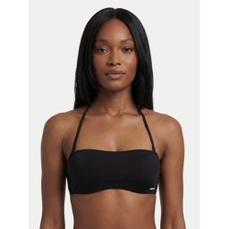 HUGO Горнище на бански Pure Bandeau 50555649 Черен