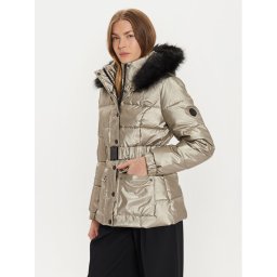 Morgan Зимно яке 242-GELIAM Златист Regular Fit