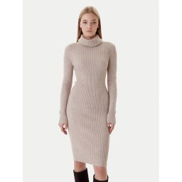ONLY Плетена рокля Nellie 15363533 Бежов Regular Fit