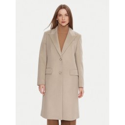 BOSS Вълнено палто Classin 50548371 Бежов Regular Fit