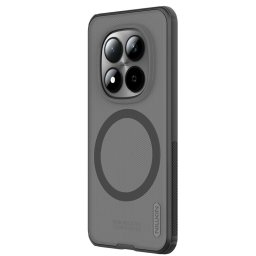 NILLKIN Super Frosted Shield Pro Магнитен Калъф за Xiaomi Redmi Note 15 Pro 5G - Матов PC+TPU, Прозрачно-черен